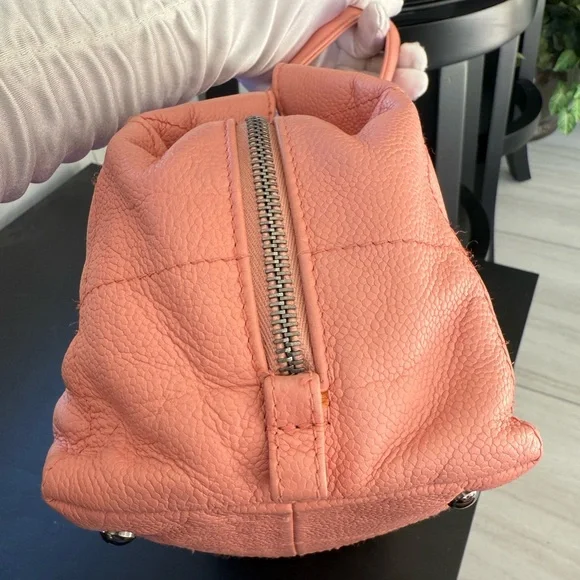 CHANEL Coco Mark Chocolate Bar Logo Caviar Skin Handbag - Picture 9 of 13